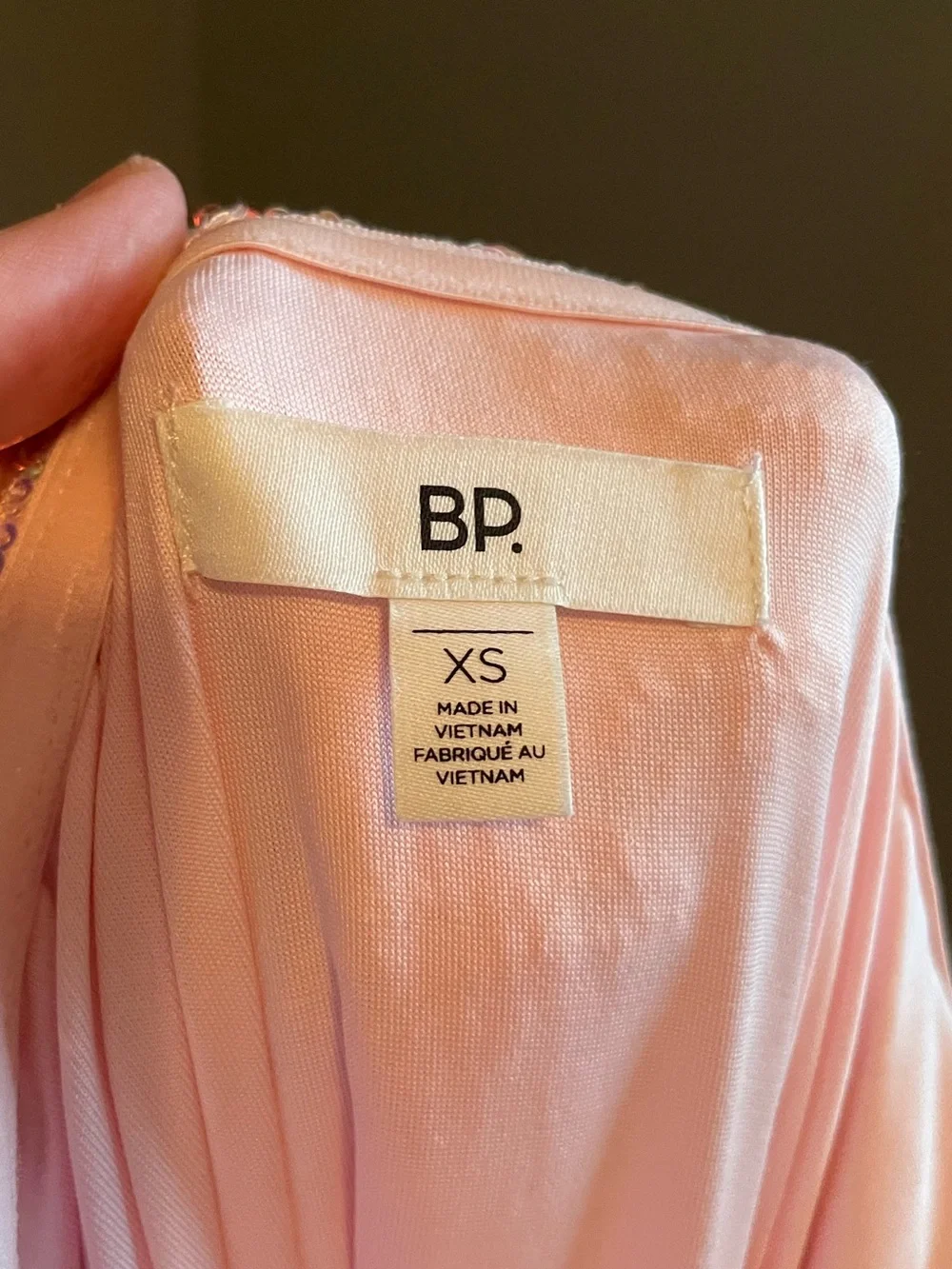 NWT BP Sz X-Small XS Women’s Pink Sequin Strapless Tube Mini Dress Ret $69!